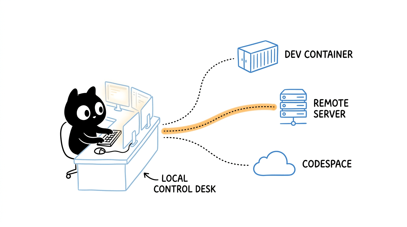 VS Code Remote Explorer: One Window, Many Environments
